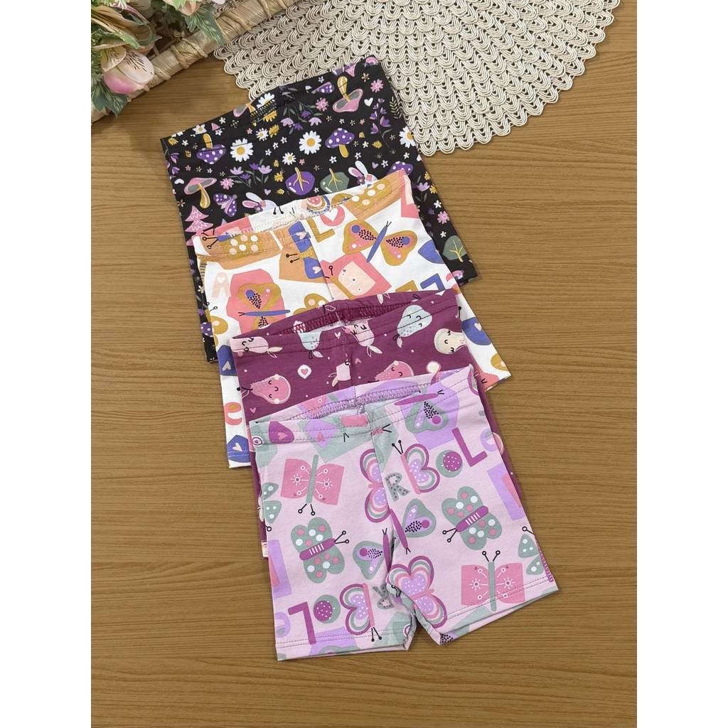 Shorts Infantil Menina Elian Estampas
