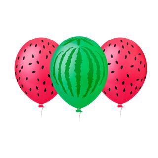 Balão Tropical Melancia 11 - Sortido -25 unid em Oferta na Shopee
