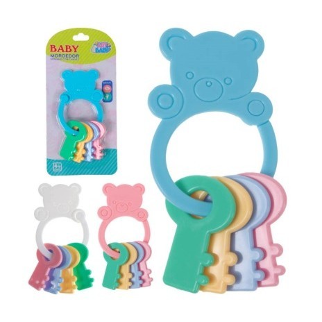 Mordedor Urso com Chaves +4 Mêses – Seguro, Educativo e Super Divertido!