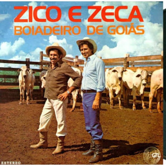 VINIL Zico & Zeca Boiadeiro de Goias