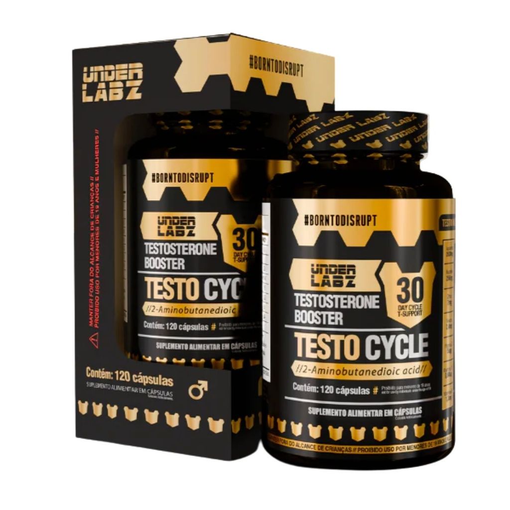 Testo Cycle Pote Com 120 Cápsulas Under Labz em Oferta na Shopee