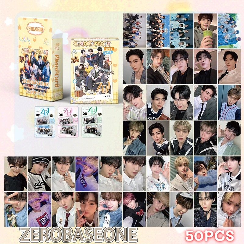 50-55pcs ZB1 Cartões Lomo Holográficos A Laser Você me Teve No Olá Photocard ZEROBASEONE Zhang Hao MATTHEW Han-bin SEOK 