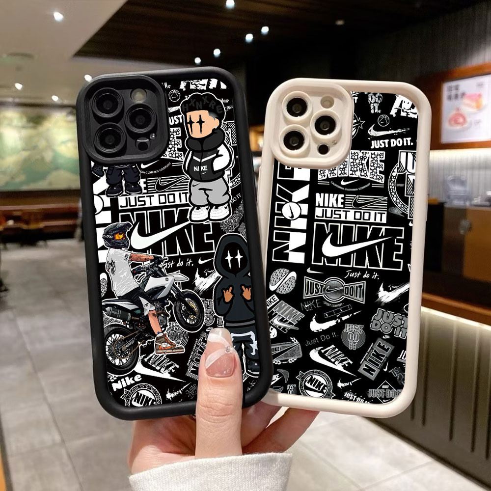 Marcas de moda Capinha Capa iPhone 16 15 Pro Max 15 Plus 14 13 12 iPhone11Pro 14Plus 16Pro Anti-fall Case em Oferta na Shopee