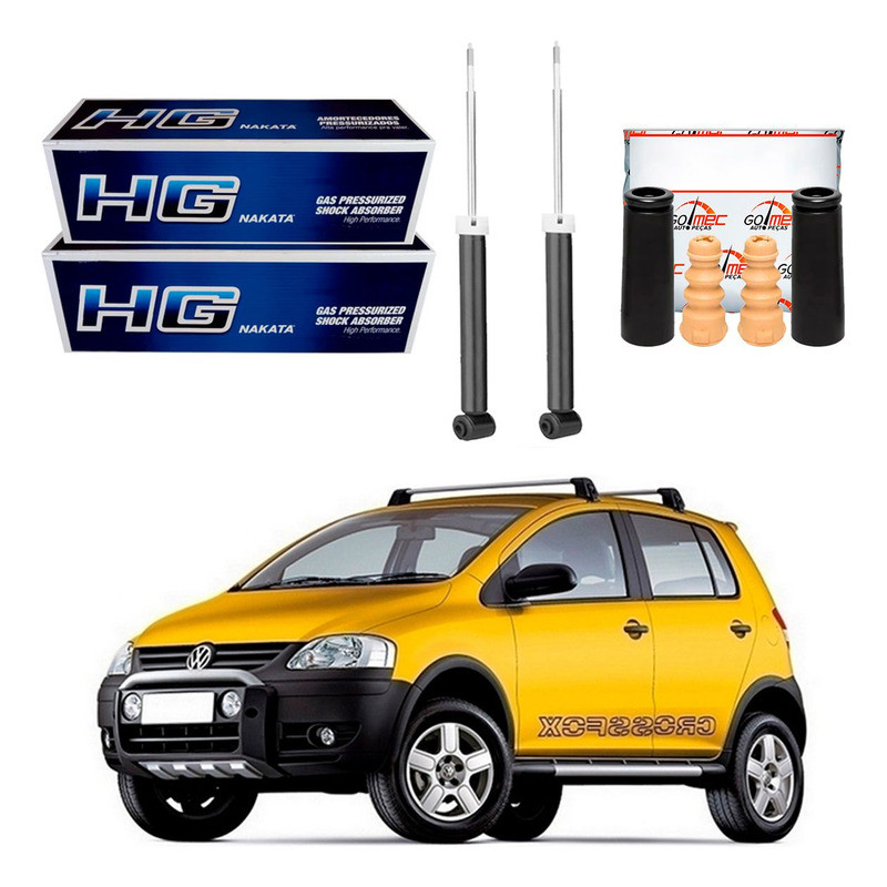 Kit Amortecedor Traseiro, Crossfox 1.6 2005 A 2010