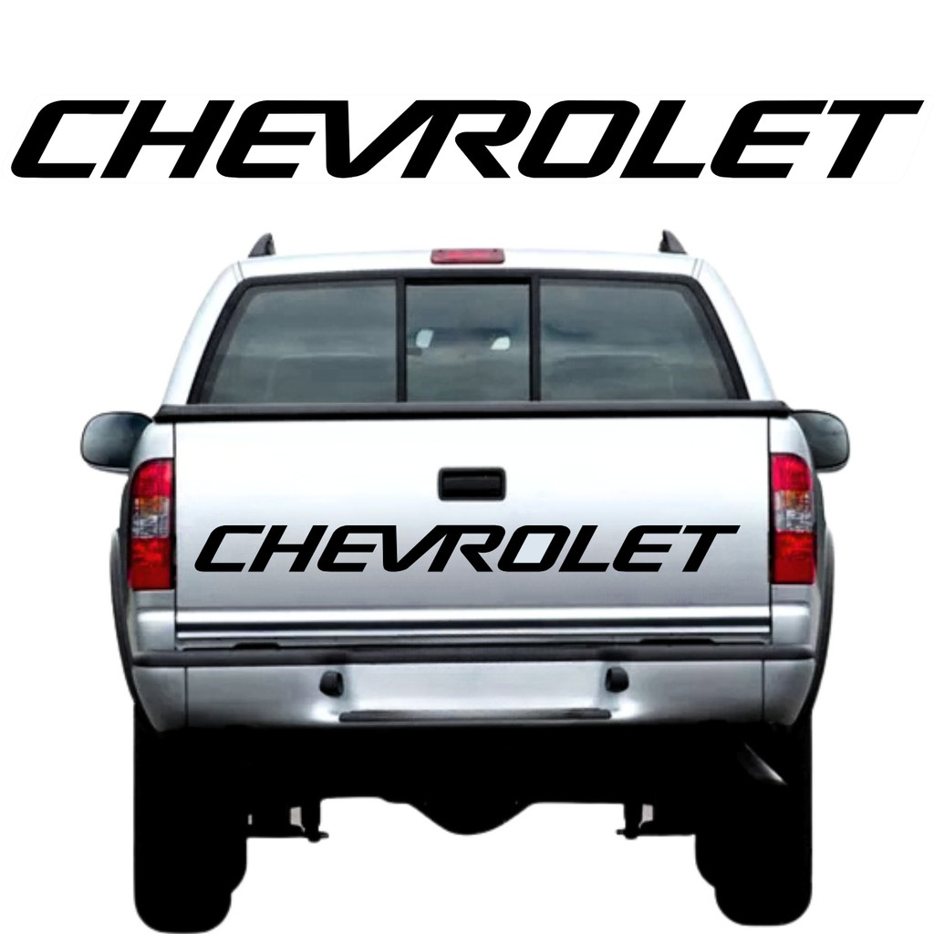 Adesivo Tampa Traseira Caçamba Chevrolet S10 1999 2000 2001 2002 03 04 05