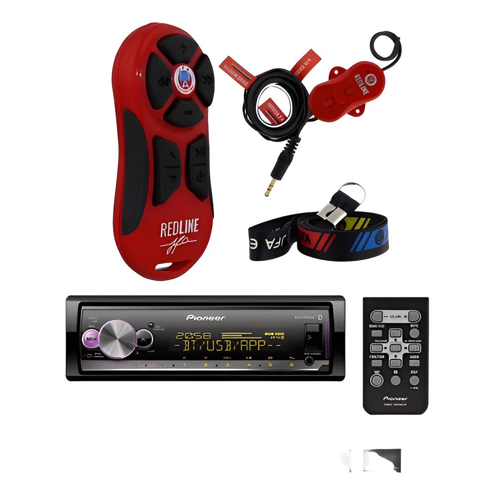 Pioneer Mvh-x3000 + Controle Longa Distância Jfa Redline