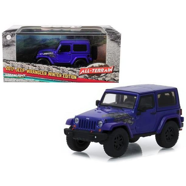 Miniatura Greenlight 1/43 Jeep Wrangler Winter Edition 2017 - Edição Especial Die-Cast Original