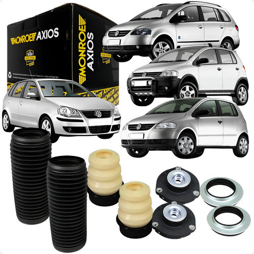 Kit 2 Batente Coxim Crossfox Fox Polo Spacefox 2002 A 2021 em Oferta na Shopee