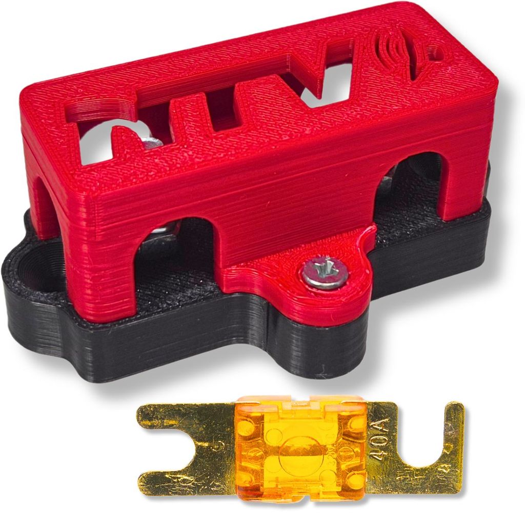 KIT PORTA FUSÍVEL MINI FACA MIDI 3 VIAS COM TAMPA + FUSÍVEL MIDI 40A AUTOMOTIVO