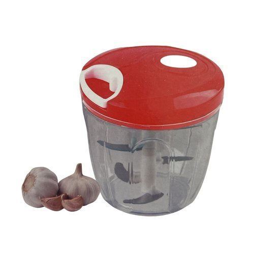 Mini Processador Alimentos Manual Cozinha Compacto Portátil Fácil Uso Prático
