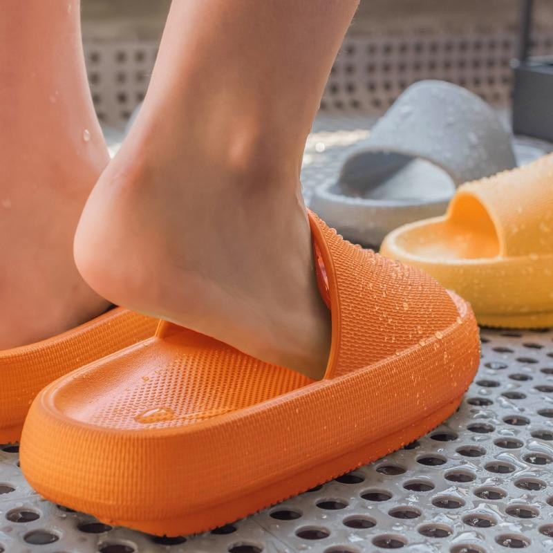 Chinelo Nuvem Feminino Antiderrapante Ant-stress Tamanco Ortopédico Anatômico Esporão