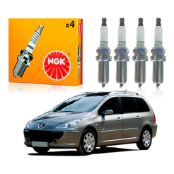 Jogo Velas Ngk 307 Sw 2.0 16v Gasolina 2003 A 2007