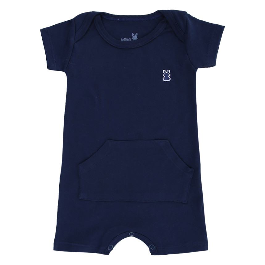 Macaquinho Curto Bebê Kiko Baby Timeless Em Suedine Liso em Oferta na Shopee