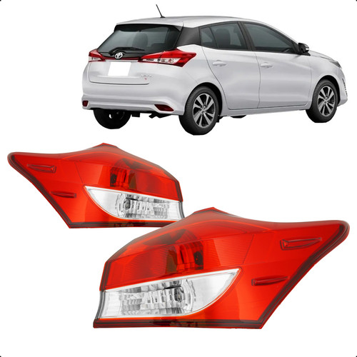 Lanterna Traseira Yaris 2018 2019 2020 2021 2022 2023 24 25