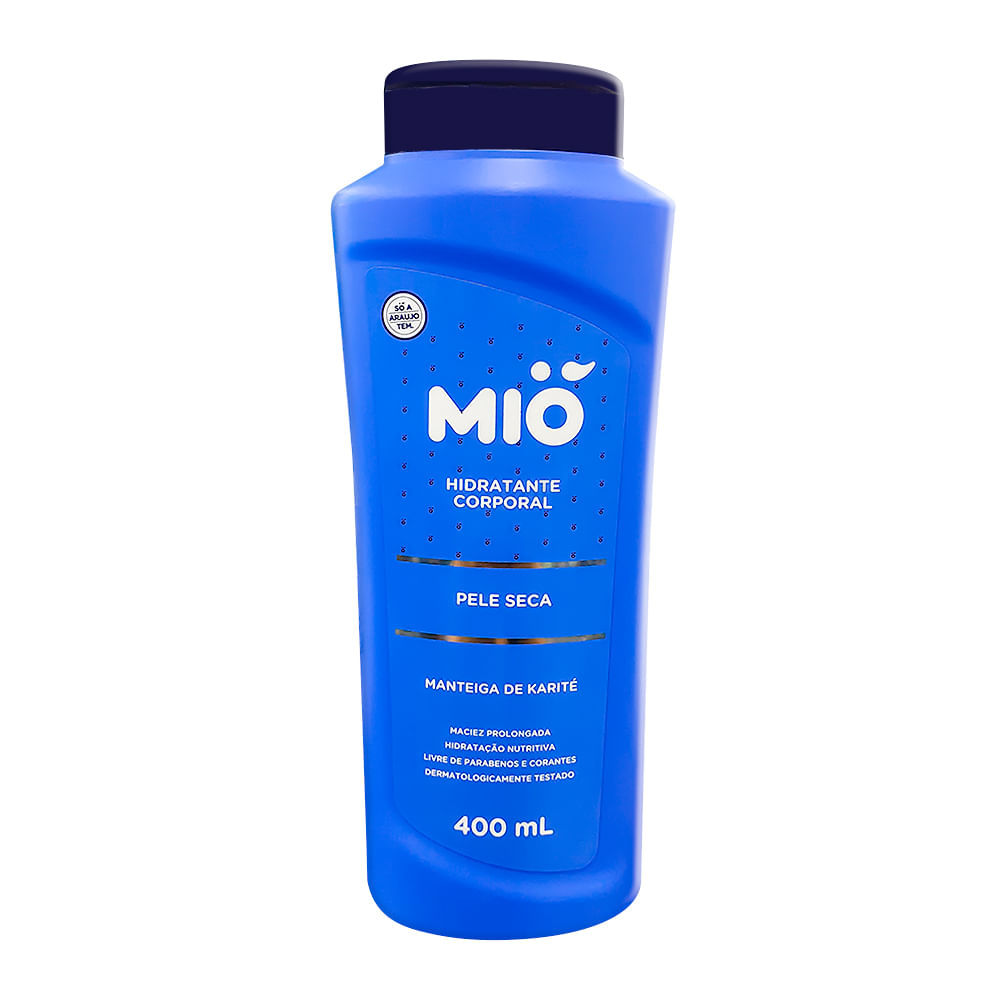 Loção Hidratante Mió Mãos e Corpo Manteiga de Karité Pele Seca 400ml