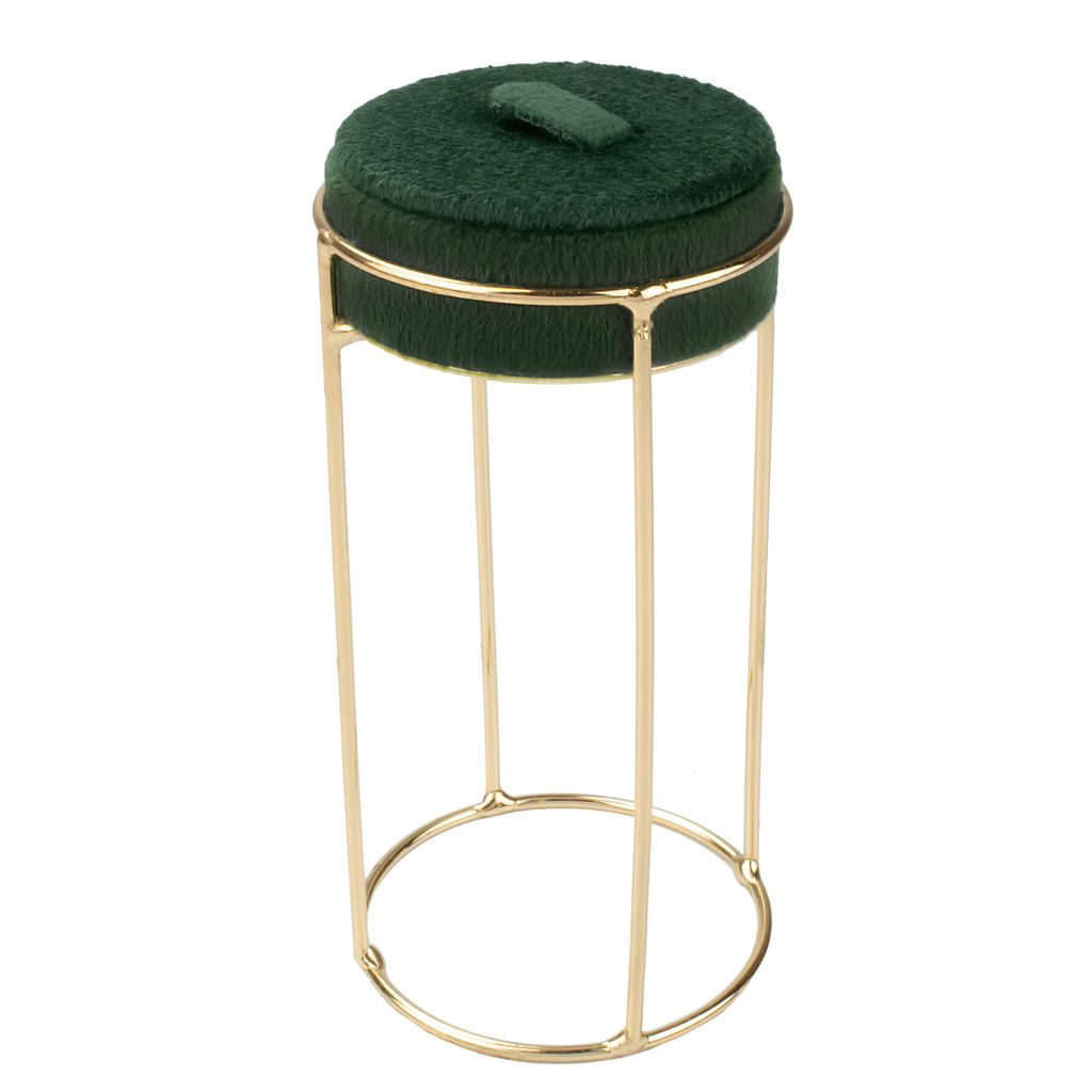 Expositor de Joias Torre Media Mavi em Suede para Anel