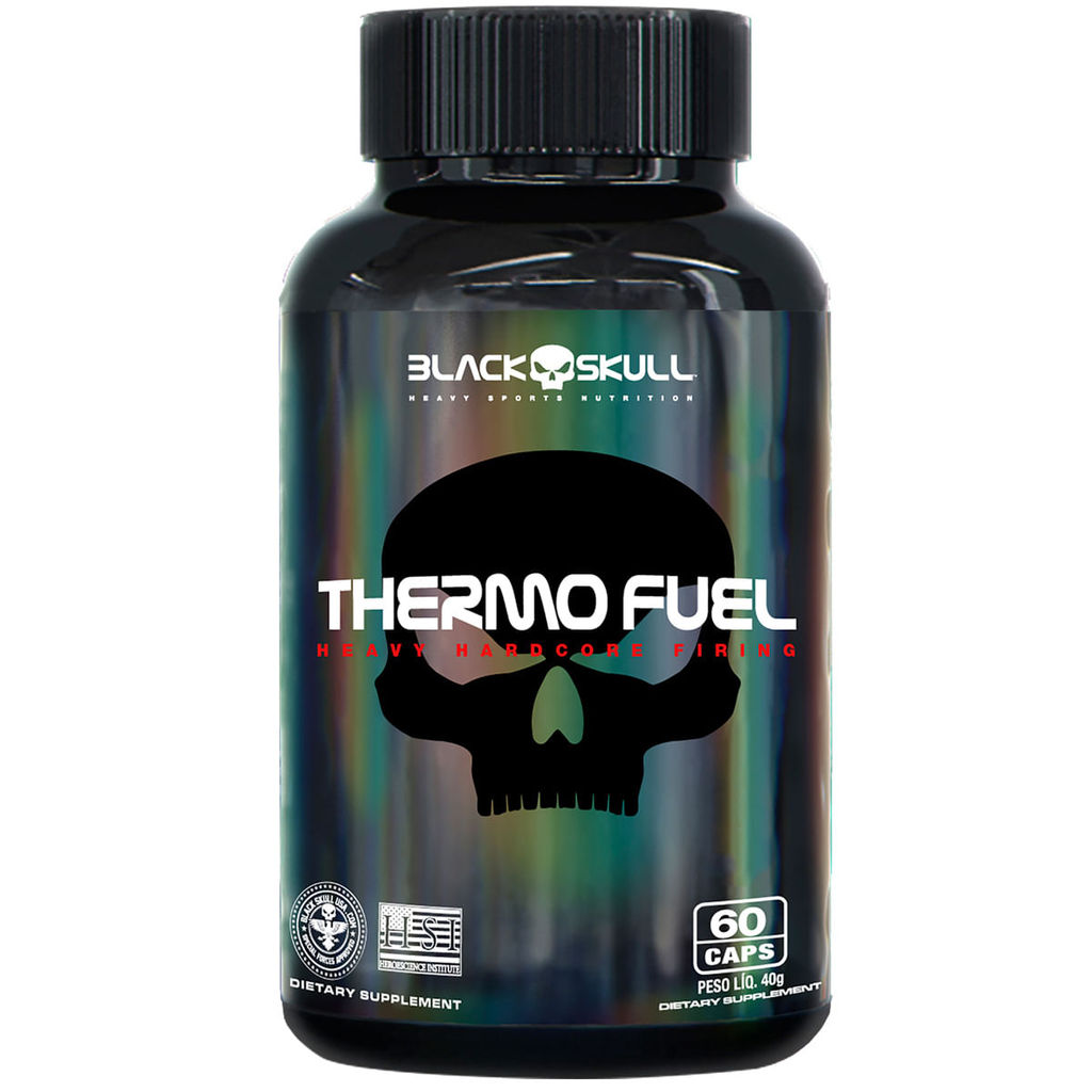 Termogênico Thermo Fuel - 60 Caps - Black Skull em Oferta na Shopee