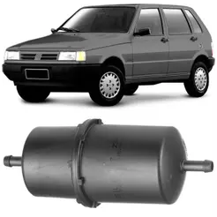 Filtro Combustível Fiat Uno Mille 1.0 90 A 99 Tecfil