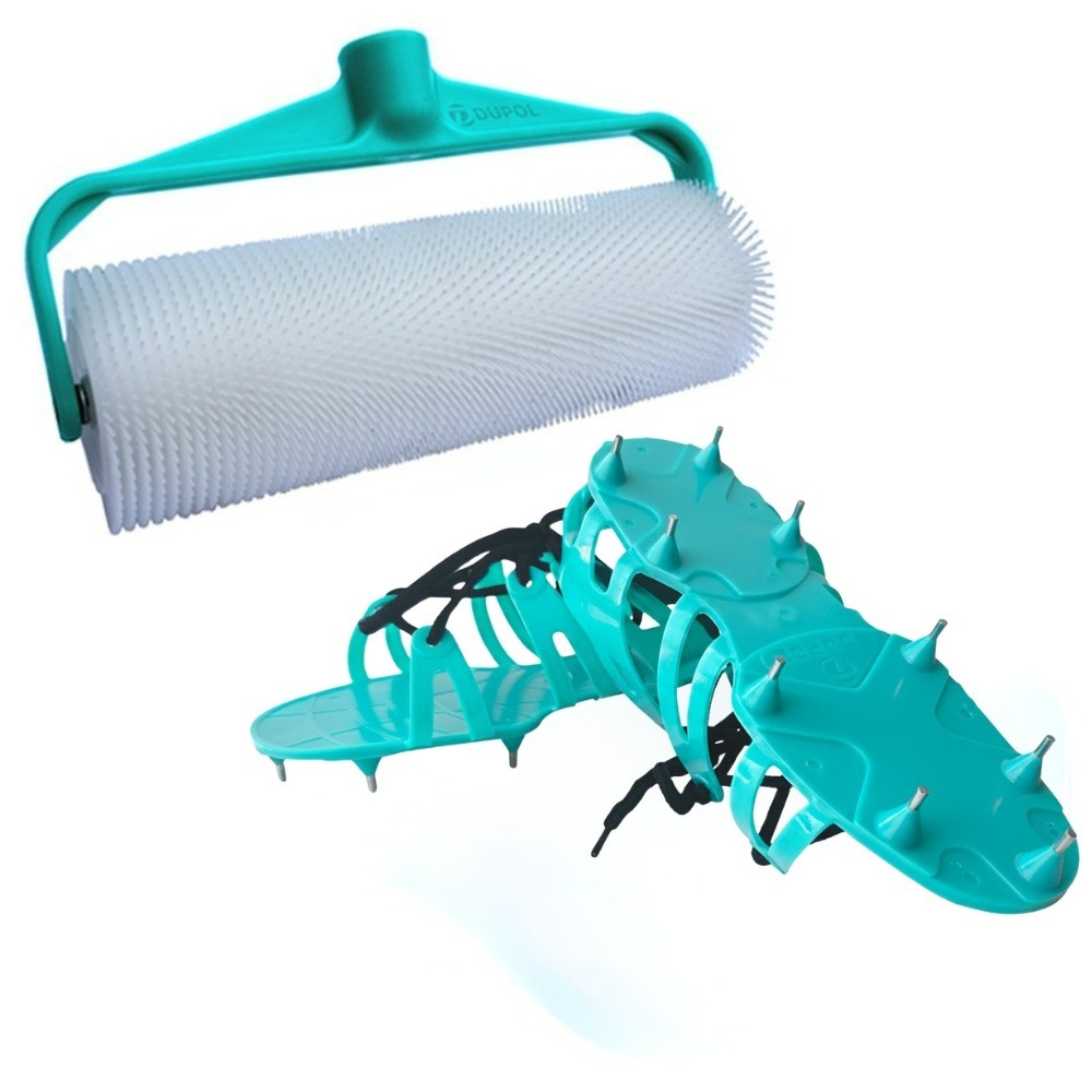 Kit Sapato de Pregos + Rolo Fura Bolhas de 23cm em Oferta na Shopee