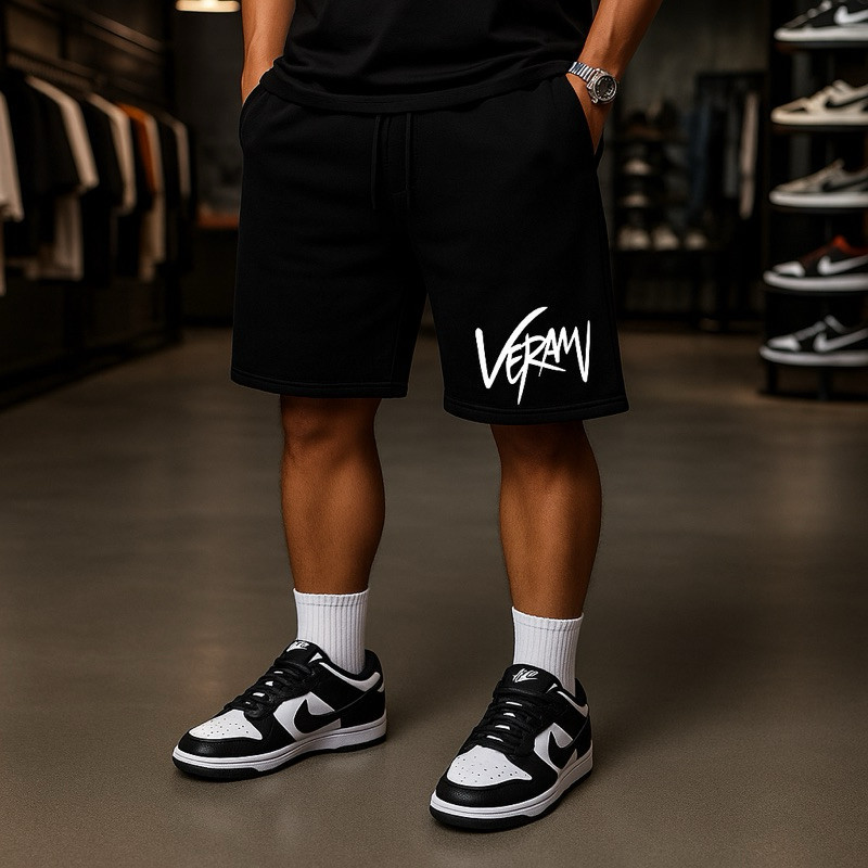 Short Bermuda Moletom Musculação Algodão Streetwear Casual Treino Academia