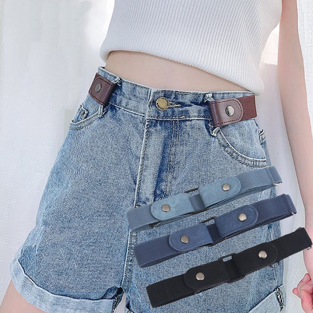 Cinto Elástico Preguiçoso Invisível Para Homens E Mulheres Sem Fivela Design Confortável e Ajustado em Oferta na Shopee