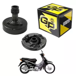 Embreagem Primaria Completa Honda Biz 100 1998 a 2001 GP7
