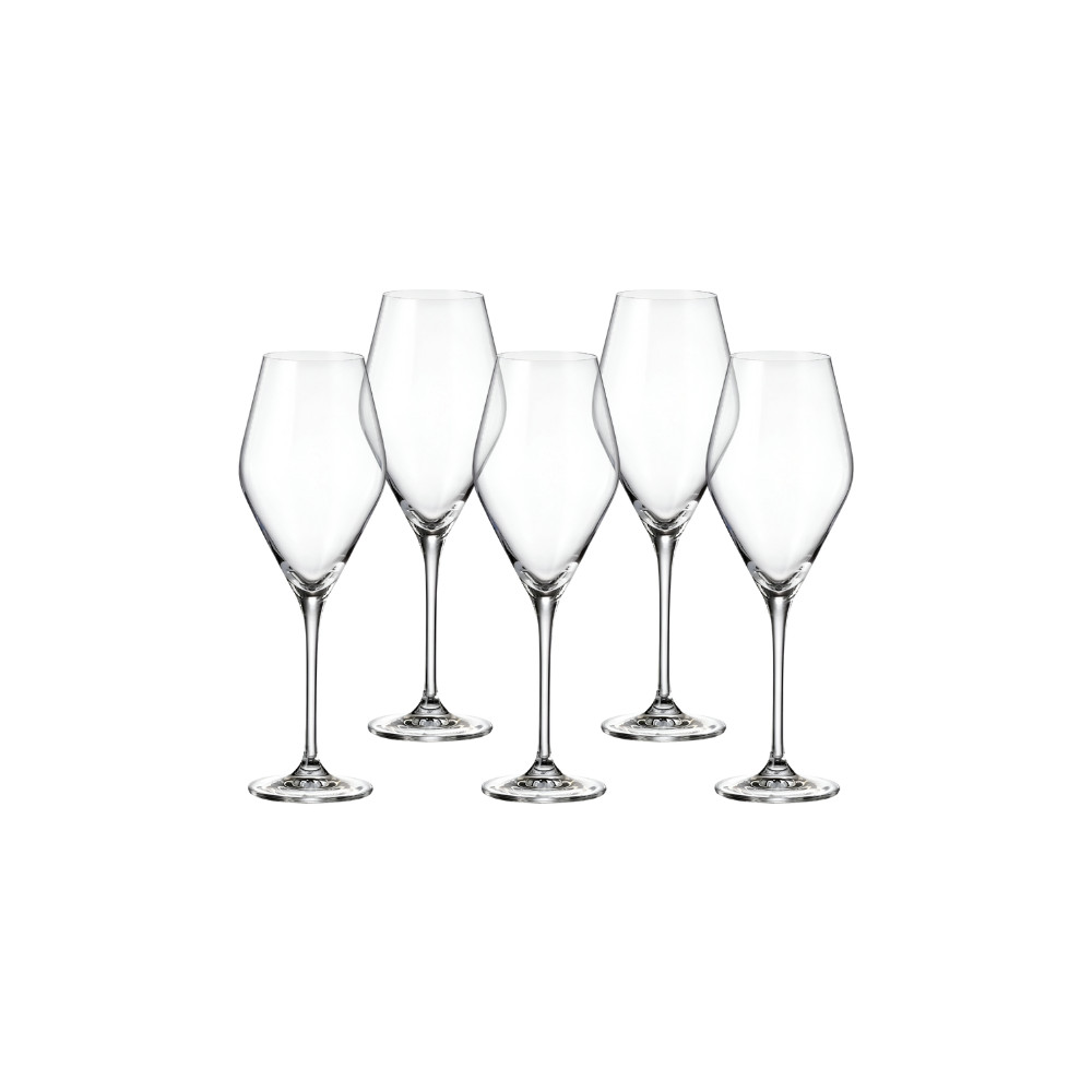 Jogo De 6 Taças Para Vinho Tinto 470ml Loxia Crystal Bohemia