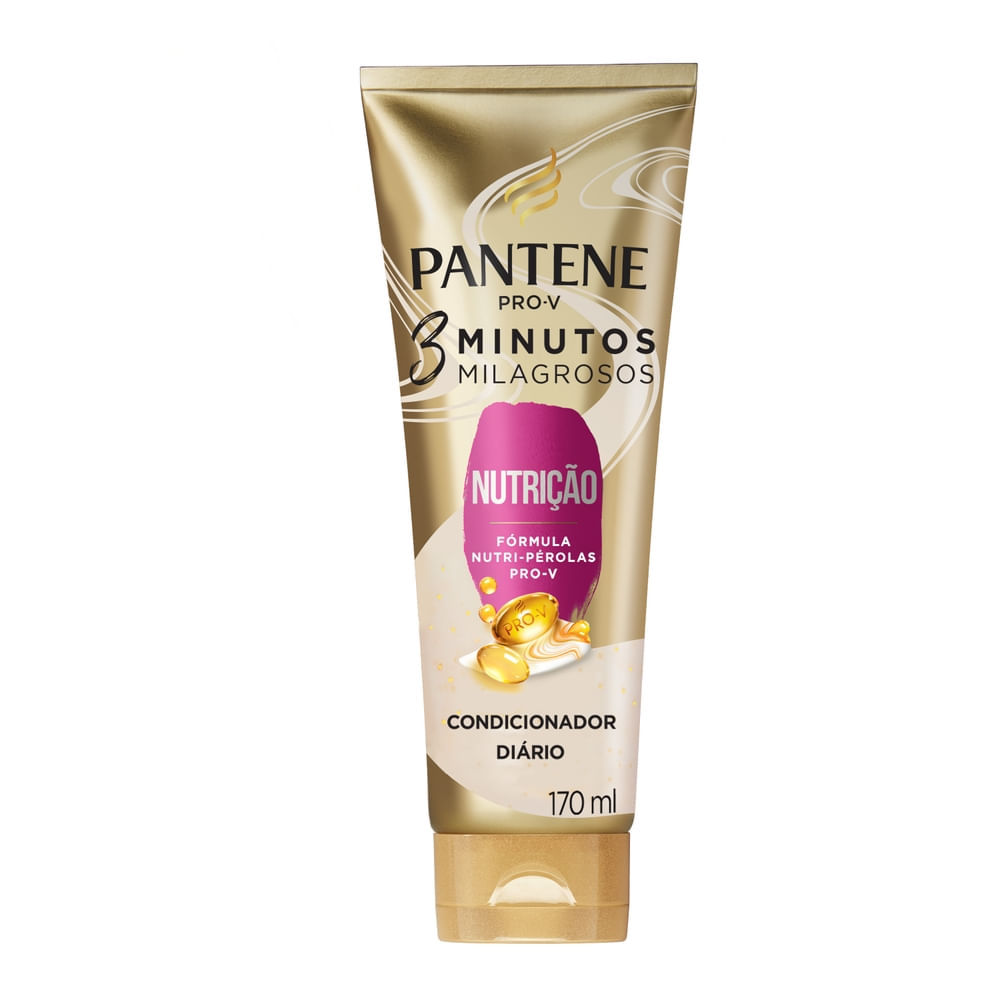 Condicionador Pantene Pro-V 3 Minutos Milagrosos Nutrição Umectante 170ml em Oferta na Shopee