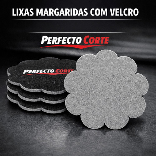 LIXAS MARGARIDA COM VELCRO GRAO 1500 - PERFECTO CORTE