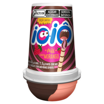 Ioio Mix sabor morango e chocolate