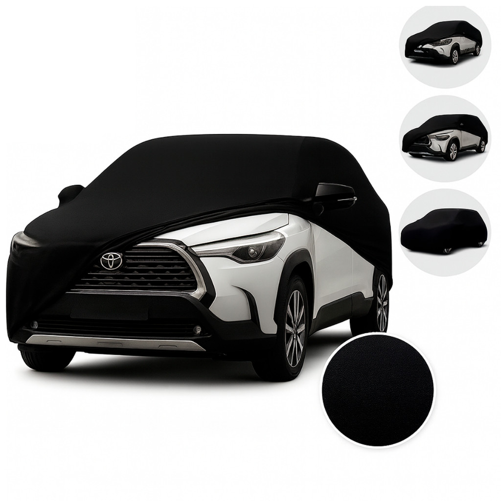 Capa de Cobrir Carro Tecido Helanca Lycra Proteção UV Não Risca P M G