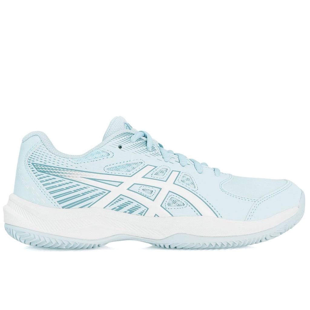 Tênis Asics Court Slide 4 - Clay - Saibro - Azul Claro e Branco em Oferta na Shopee