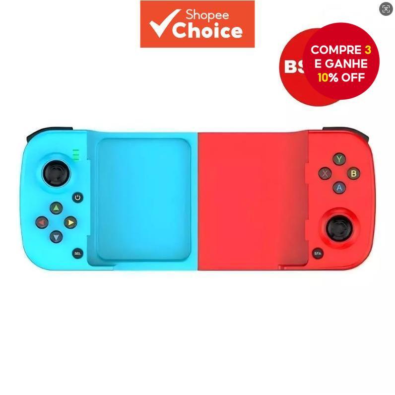 BSP-D3 Controle de Jogos Sem Fio Bluetooth Telescópico Ajustável para Android Xiaomi/HUAWEI/Samsung e iOS iPhone em Oferta na Shopee
