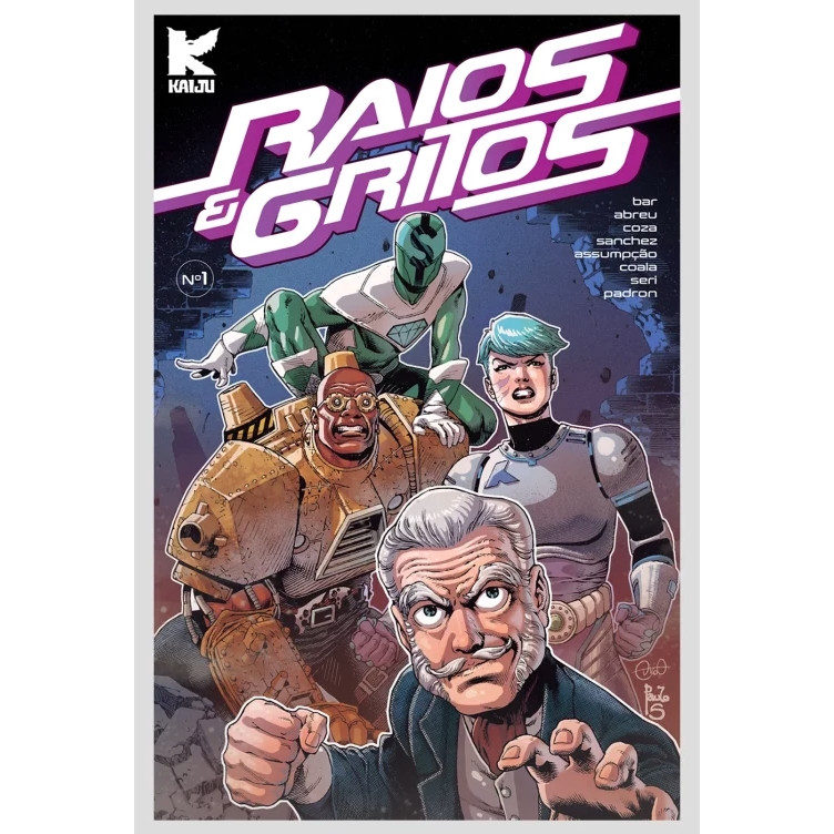 Capa do livro Comic - Raios & Gritos #1 - Novo/Lacrado - Kaiju Editora -