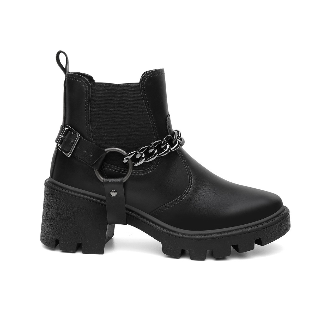 Bota Coturno Feminino Sola Tratorada Inverno Bota Plataforma Super Tendencia