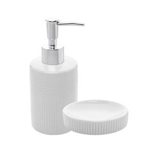 2 Peças para Banheiro Wolff Essência de Cerâmica Branco em Oferta na Shopee