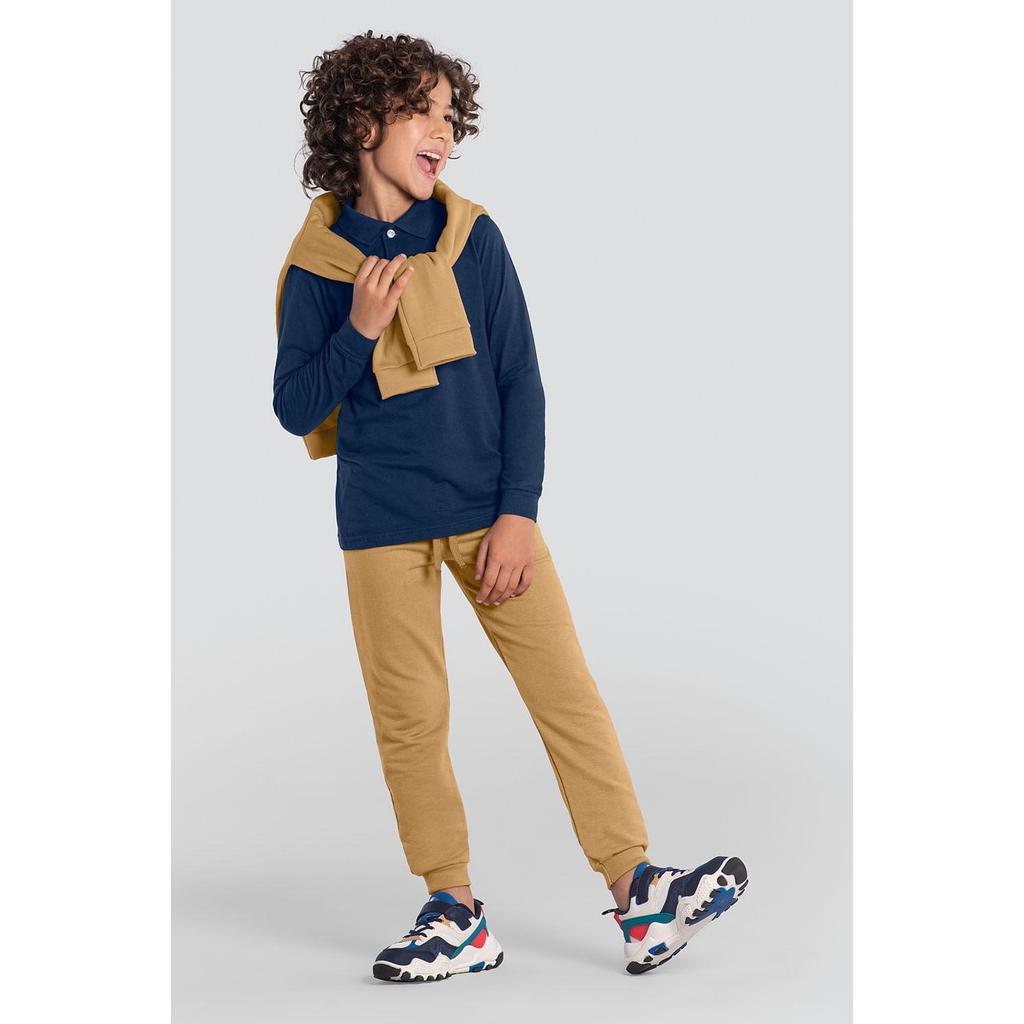 Camisa polo infantil menino em malha Brandili Básicos em Oferta na Shopee