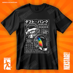 Camiseta Daft Punk Mega Hits 1993 Blusa De Dupla Musical Eletronica Style Camisa 100% Algodão Adulto Plus Size Infantil