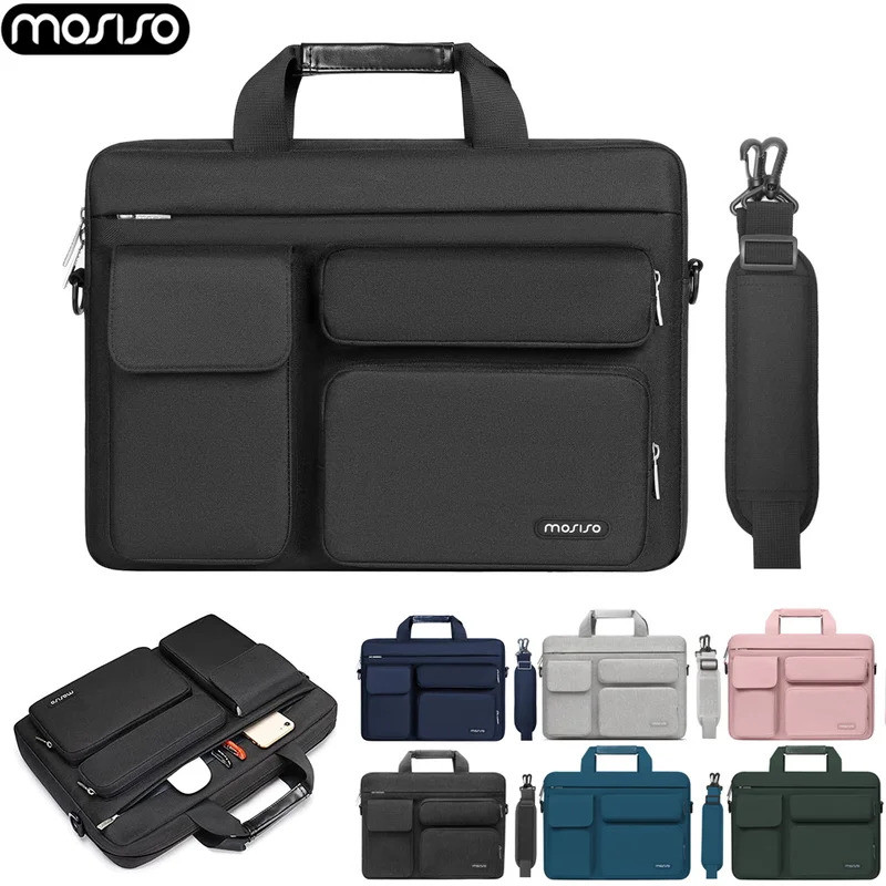 13.3 14 15 16 17 Polegadas Bolsa Para Laptop Capa Macbook Air Pro M1 M2 M3 2024 HP Huawei Dell Notebook Pasta De Ombro