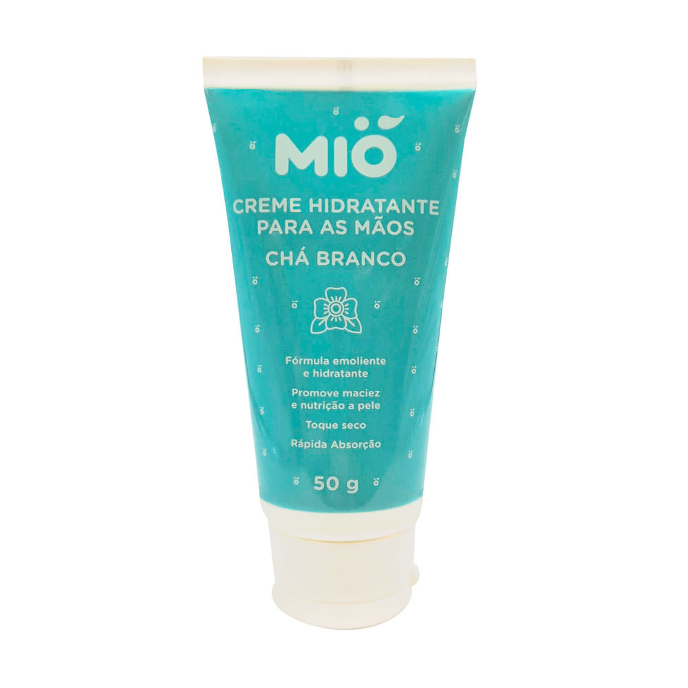 Creme Hidratante Mió para as Mãos Chá Branco 50g em Oferta na Shopee