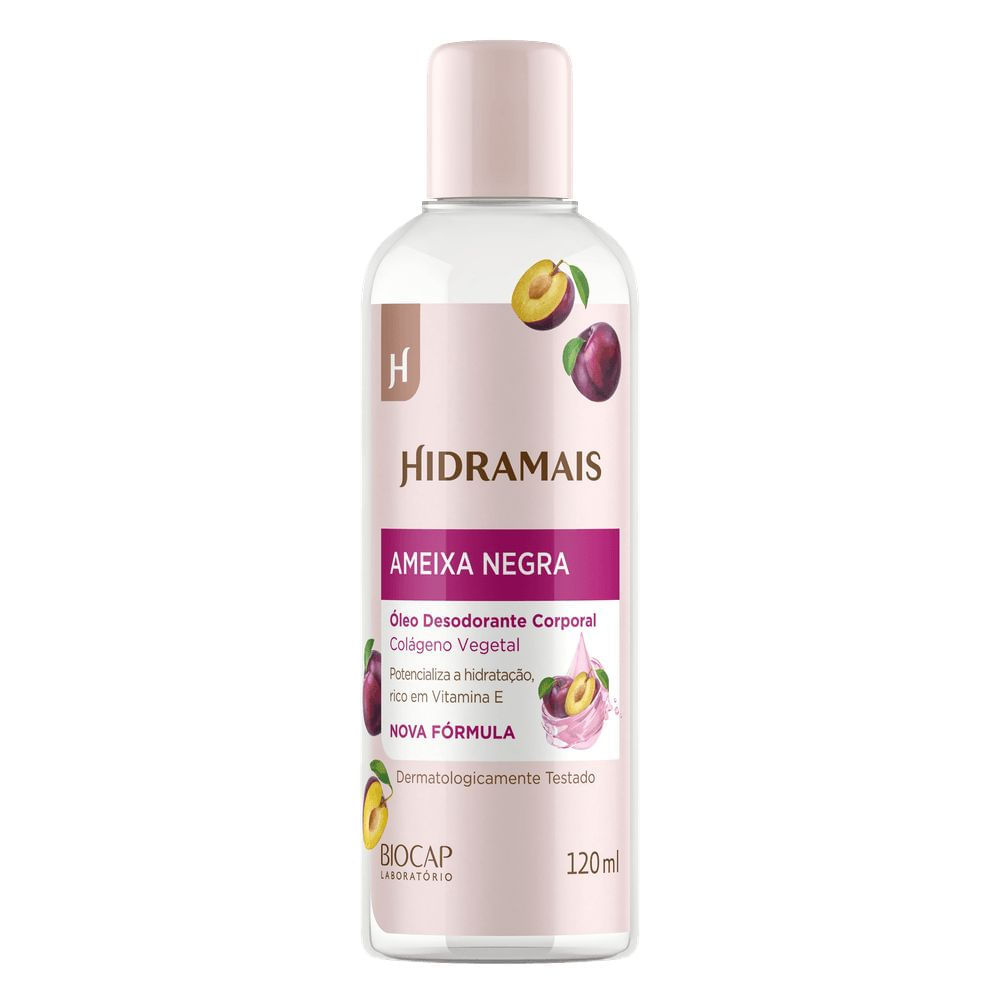 Óleo Corporal Ameixa Negra e Vitamina E 120ml em Oferta na Shopee