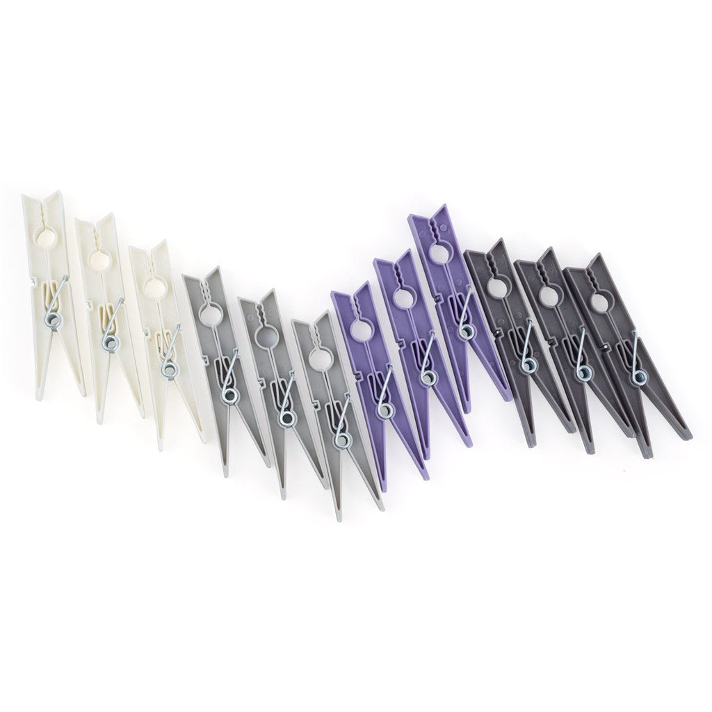 Prendedores de Plástico Multiuso 12 Peças - Simplo em Oferta na Shopee