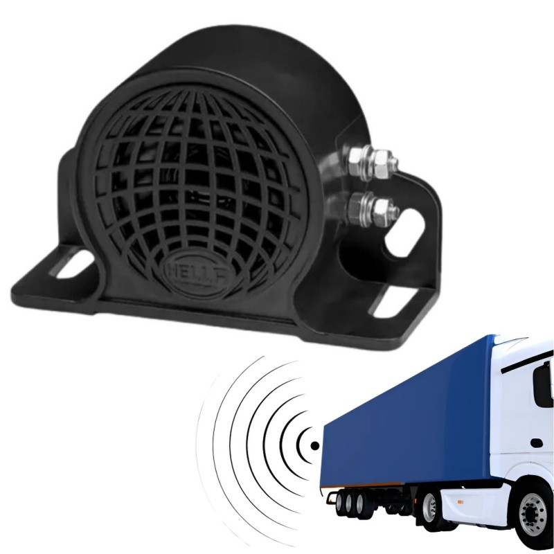 Sirene alarme ré universal 12V / 24V 110db buzina de marcha à ré à prova d'água para carro