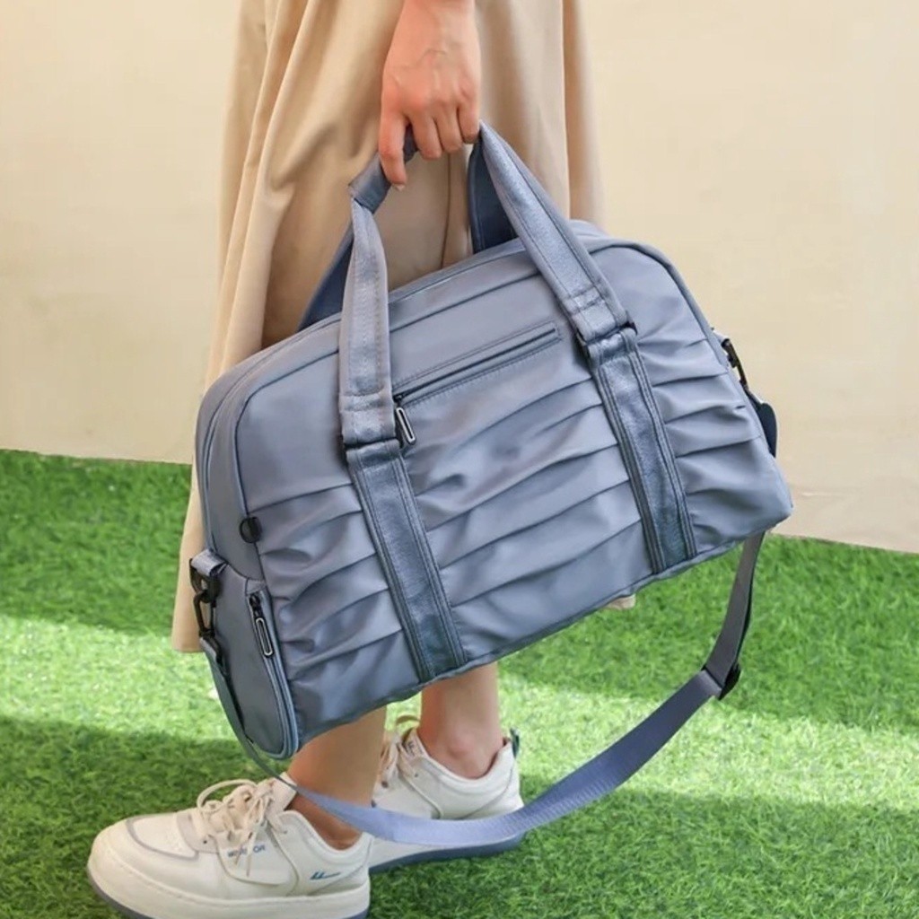 Bolsa de viagem impermeavel de grande capacidade, bolsa de ombro de fitness esportiva