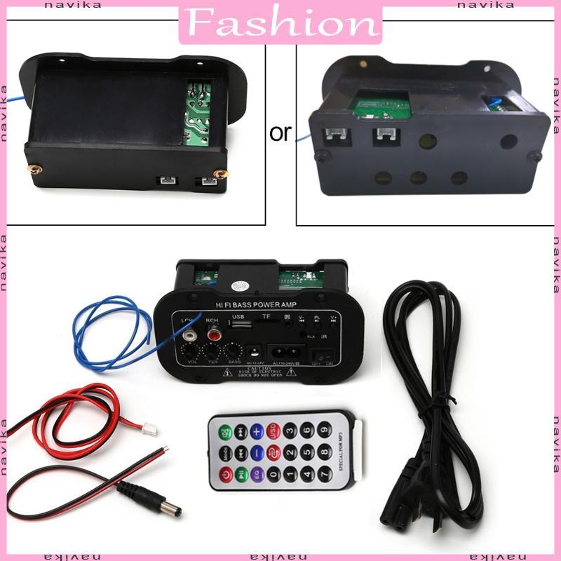 25W Carro Subwoofer Hi-Fi Baixo Amplificador Placa TF USB