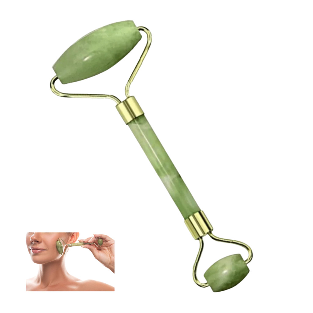 Rolo Rolinho Pedra De Jade Skin Care Massageador Facial