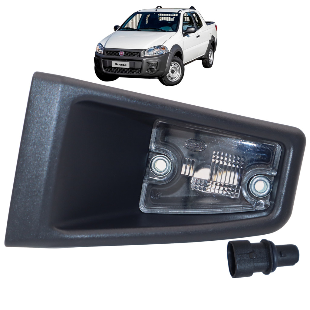 Lanterna Luz de Placa Strada 2004 05 06 07 08 09 10 11 12 13 14 15 16 17 18 2019 Com Soquete