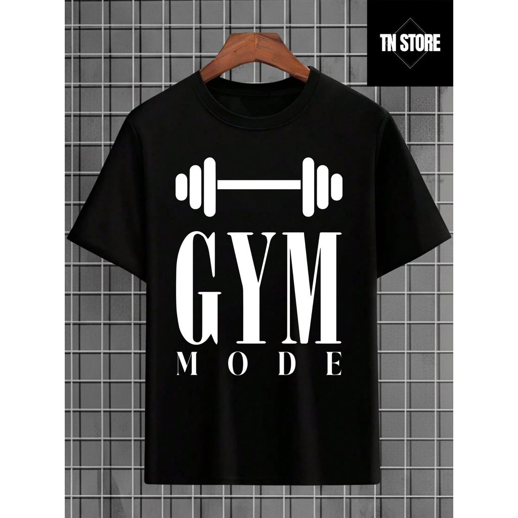 Camiseta Academia Fitness Academia Gym Camisa Blusa Unissex Masculino Feminino 100% Algodão Preto Branco Plus Size