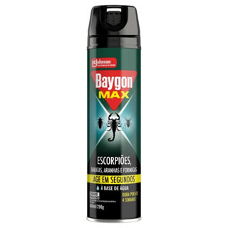 Inseticida Aerosol Baygon Max Escorpiões e Baratas 360ml em Oferta na Shopee