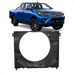 Defletor Radiador Hilux 2016 2017 2018 2019 2020 2021 2022 2023 2024